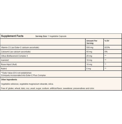 Solgar Ester-C Plus Vitamin C 500mg Capsule