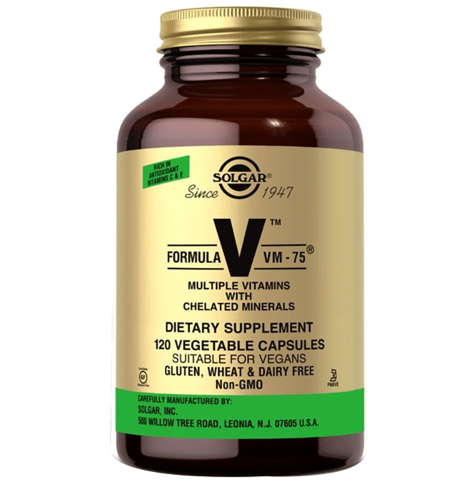 Solgar Formula VM 75 Multivitamin with Chelated Minerals | Vegetable Capsule - Classic Derma