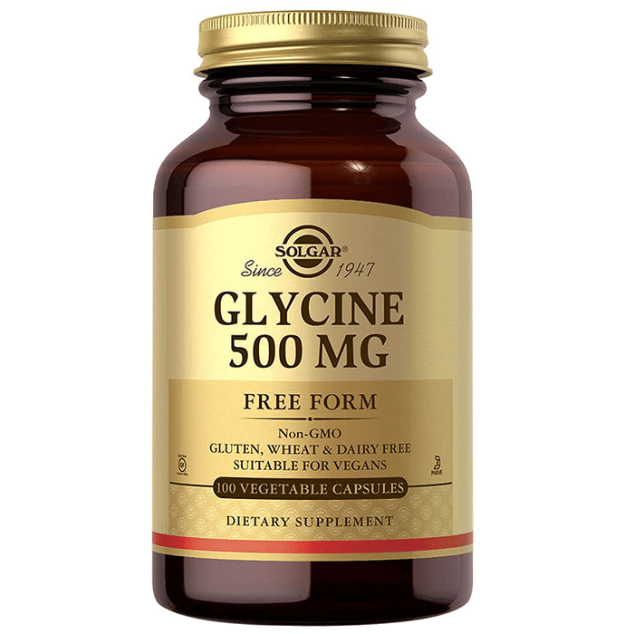 Solgar Glycine 500mg Vegetable Capsule - Classic Derma