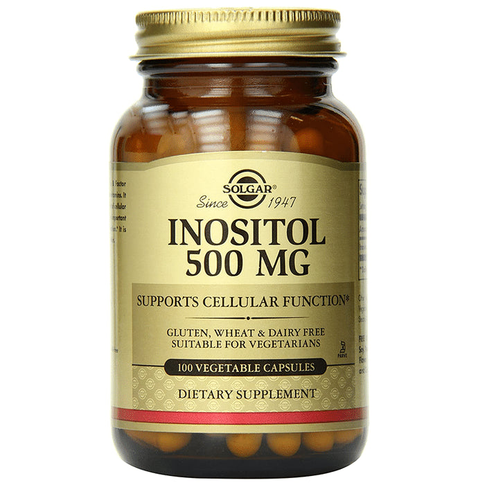 Solgar Inositol 500mg Vegetable Capsule - Classic Derma