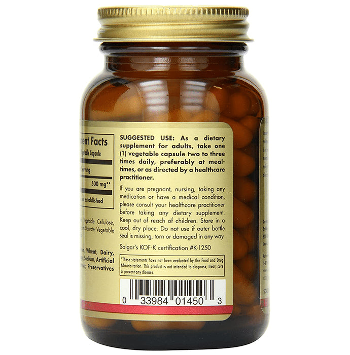 Solgar Inositol 500mg Vegetable Capsule