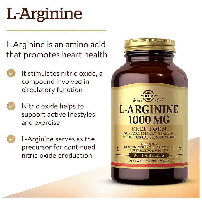 Solgar L-Arginine 1000mg Tablet