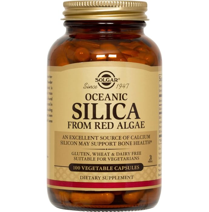Solgar Oceanic Silica from Red Algae Vegetable Capsule - Classic Derma