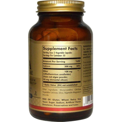 Solgar Oceanic Silica from Red Algae Vegetable Capsule