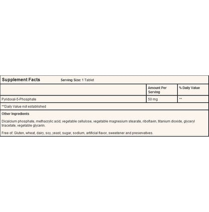 Solgar P-5-P 50mg Tablet