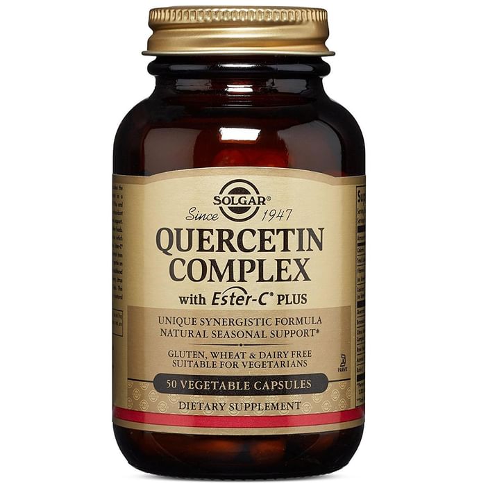 Solgar Quercetin Complex with Ester-C Plus Vegetable Capsule - Classic Derma
