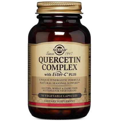 Solgar Quercetin Complex with Ester-C Plus Vegetable Capsule - Classic Derma