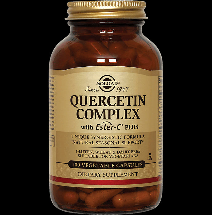 Solgar Quercetin Complex with Ester-C Plus Vegetable Capsule - Classic Derma