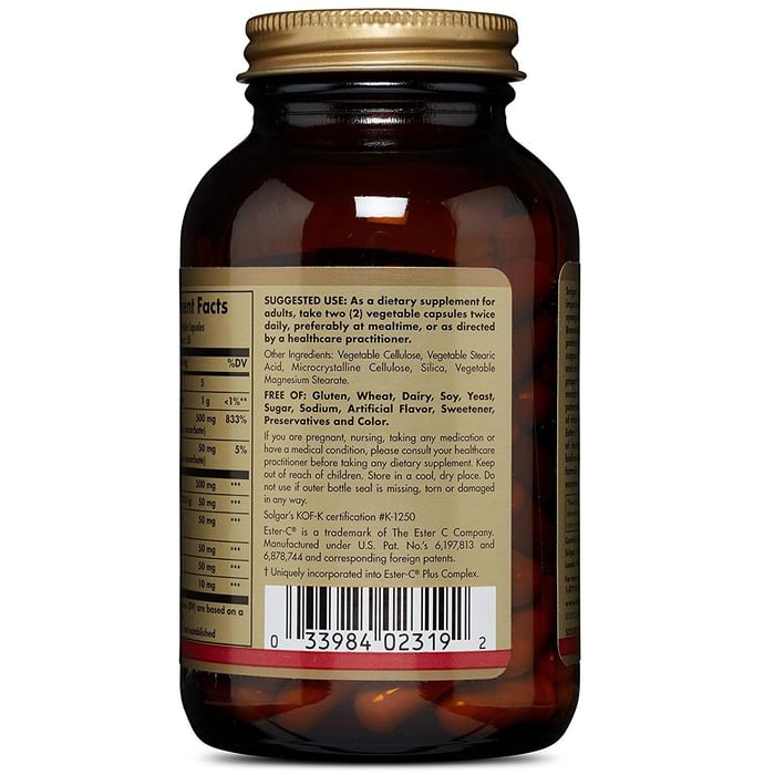Solgar Quercetin Complex with Ester-C Plus Vegetable Capsule