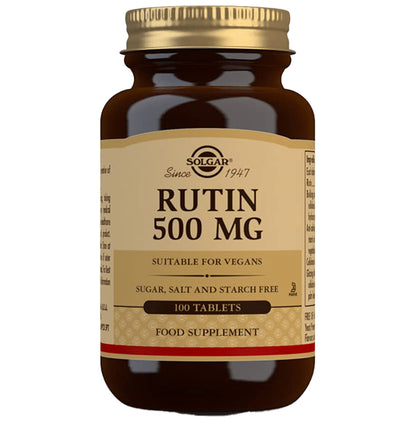 Solgar Rutin 500mg Tablet - Classic Derma