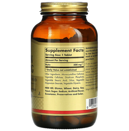 Solgar Rutin 500mg Tablet