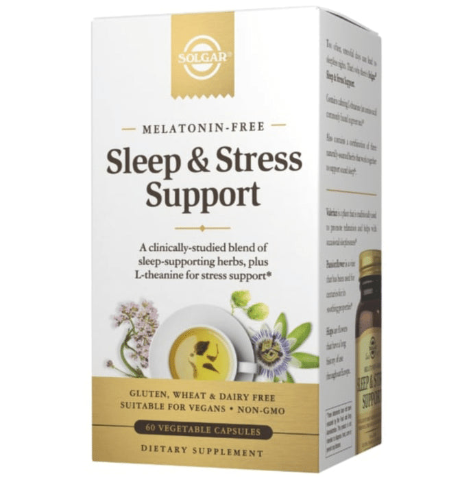 Solgar Sleep and Stress Support Vegetable Capsule - Classic Derma