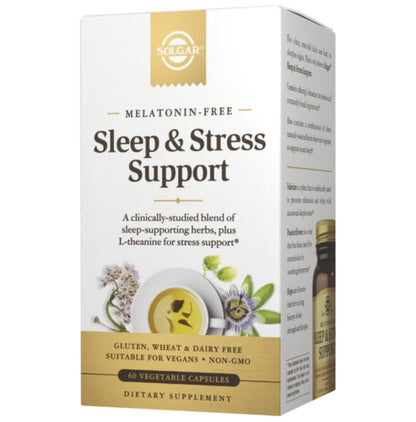 Solgar Sleep and Stress Support Vegetable Capsule - Classic Derma