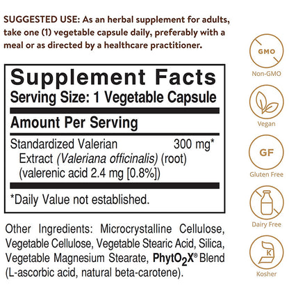 Solgar Standardized Valerian Root Extract Vegetable Capsule