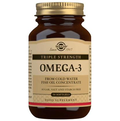 Solgar Triple Strength Omega 3 Softgel - Classic Derma