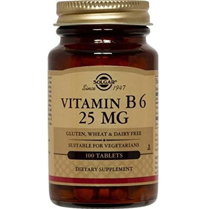 Solgar Vitamin B6 25mg Tablet - Classic Derma