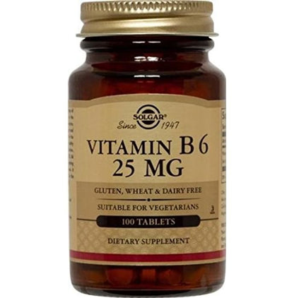 Solgar Vitamin B6 25mg Tablet - Classic Derma