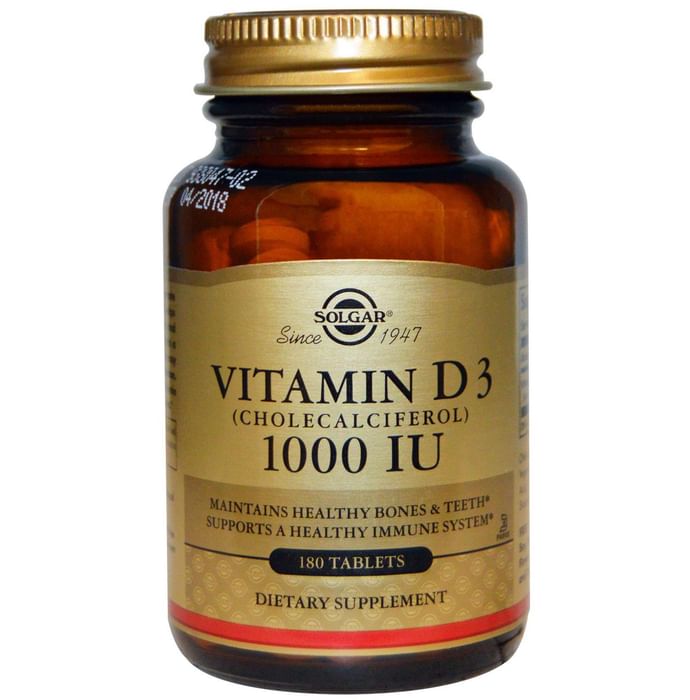 Solgar Vitamin D3 1000IU Tablet - Classic Derma