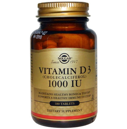 Solgar Vitamin D3 1000IU Tablet - Classic Derma