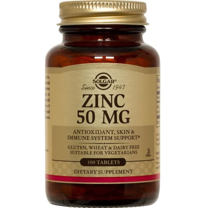 Solgar Zinc 50mg Tablet - Classic Derma