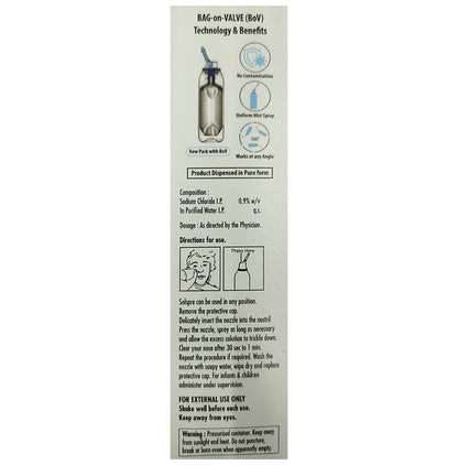 Solspre Isotonic Nasal Spray with Sodium Chloride | For Daily Nasal Hygiene