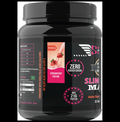 SOS Nutrition Slimming Max Weight Loss Formula for Women Strawberry Cream