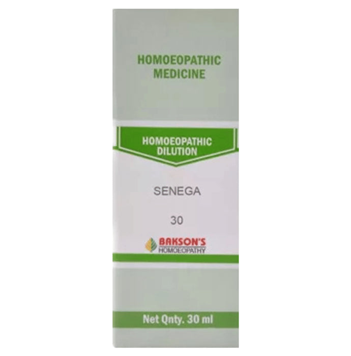 Bakson's Homeopathy Senega Dilution 30 - Classic Derma