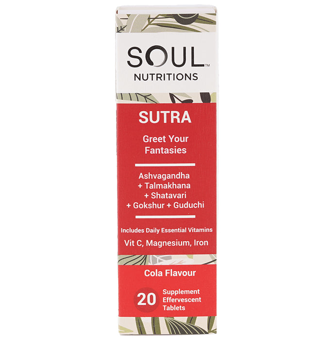 Soul Nutritions Sutra Effervescent Tablet Cola - Classic Derma