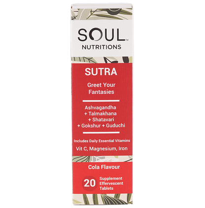 Soul Nutritions Sutra Effervescent Tablet Cola - Classic Derma