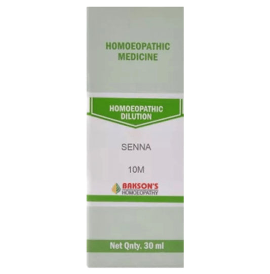 Bakson's Homeopathy Senna Dilution 10M - Classic Derma