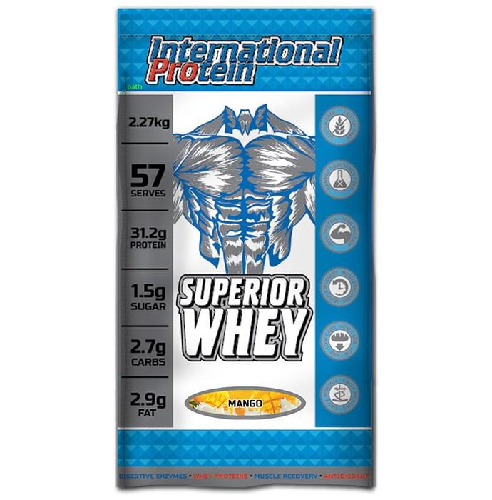 International Protein Superior Whey Protein Powder Mango - Classic Derma