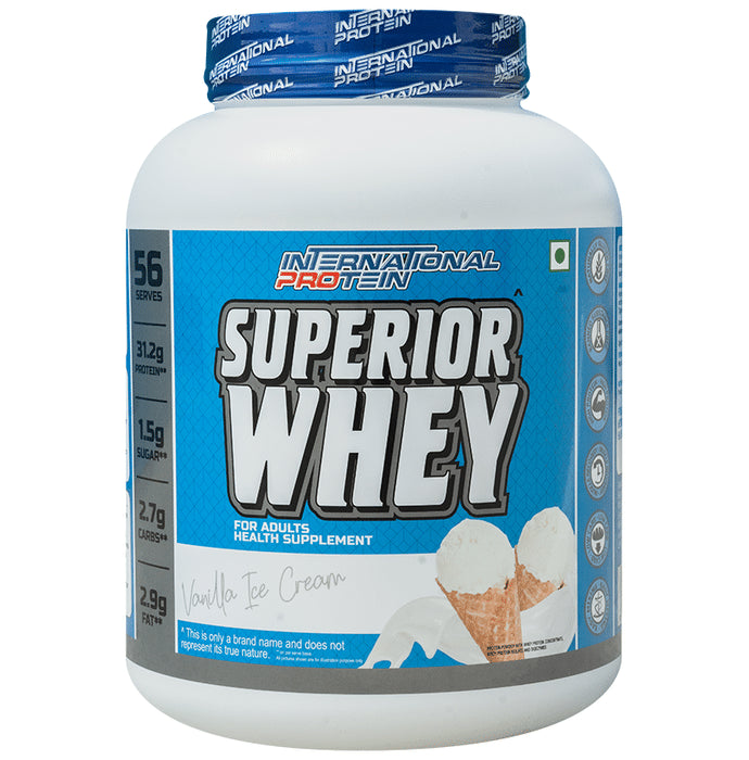 International Protein Superior Whey Protein Powder Vanilla Icecream - Classic Derma