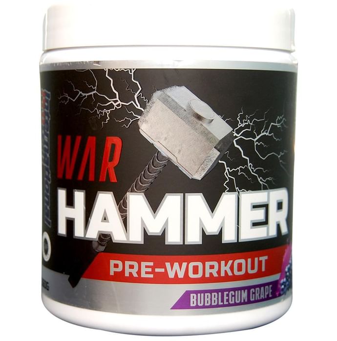 International Protein War Hammer Pre-Workout Bubblegum Grape - Classic Derma