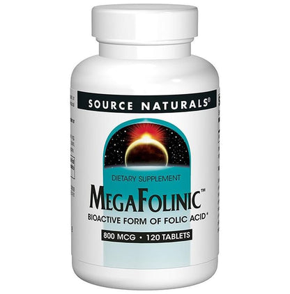Source Naturals Megafolinic 800mcg Tablet - Classic Derma