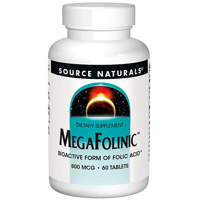 Source Naturals Megafolinic 800mcg Tablet - Classic Derma
