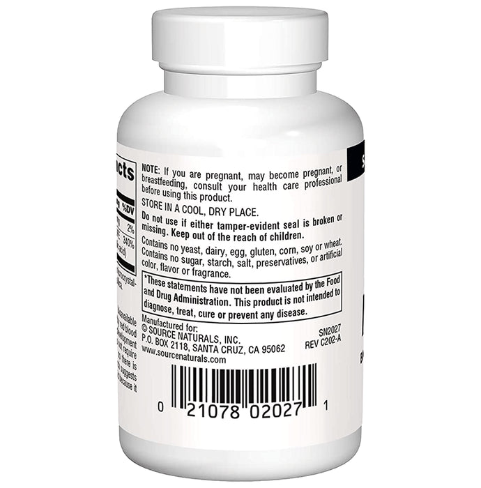 Source Naturals Megafolinic 800mcg Tablet