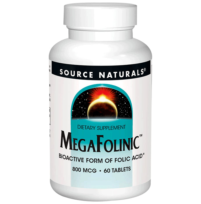 Source Naturals MegaFolinic Tablet - Classic Derma