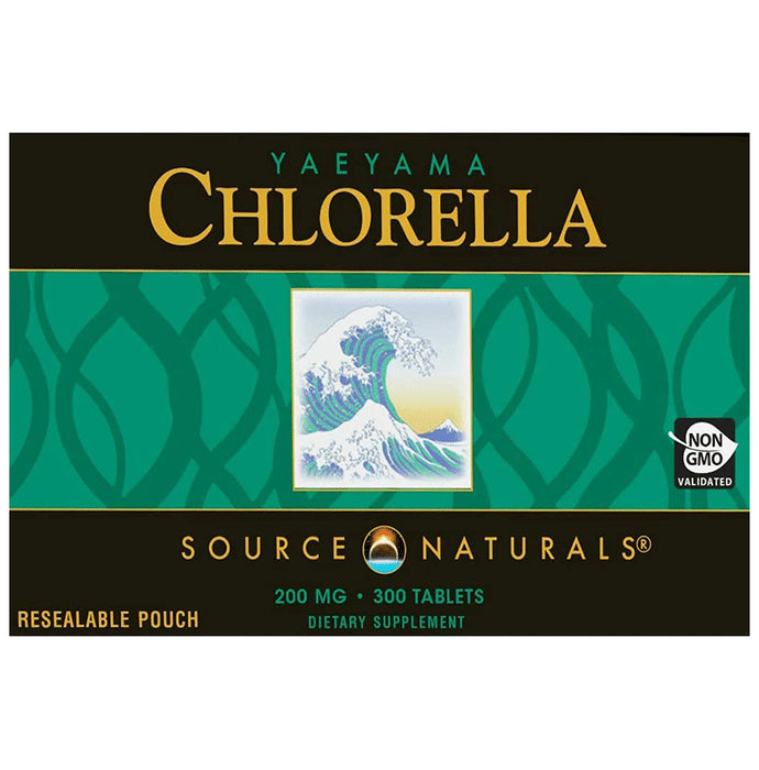 Source Naturals Yaeyama Chlorella 200mg Tablet - Classic Derma
