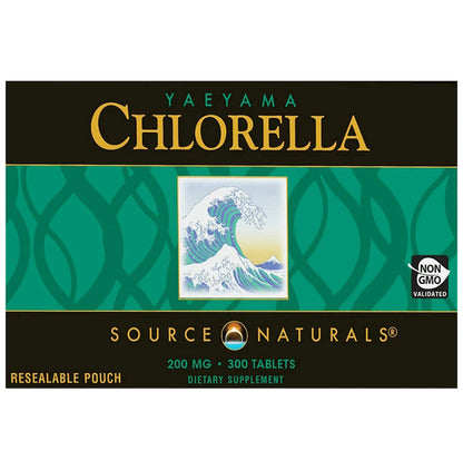 Source Naturals Yaeyama Chlorella 200mg Tablet - Classic Derma