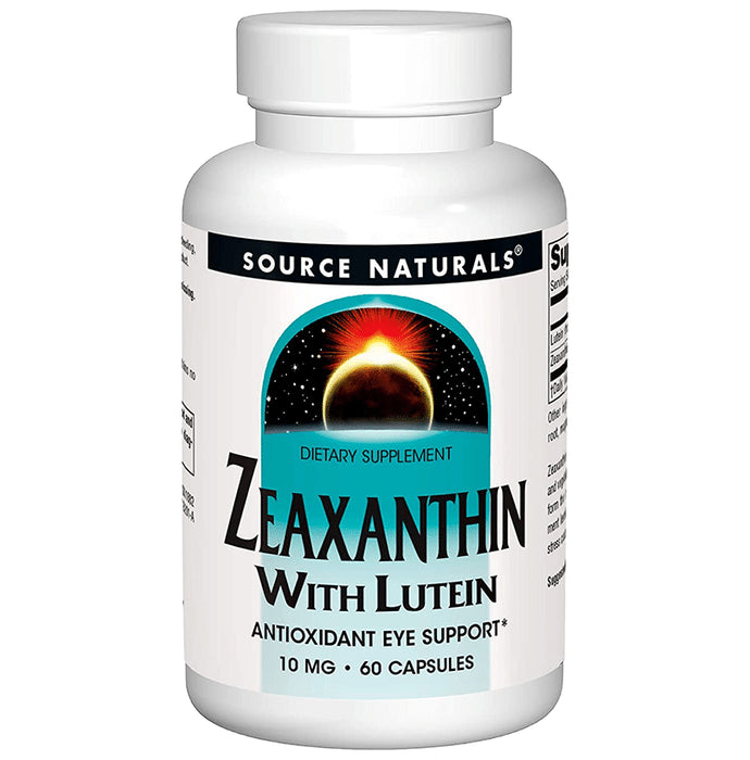 Source Naturals Zeaxanthin With Lutein 10mg Capsule - Classic Derma