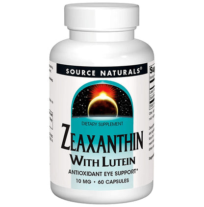Source Naturals Zeaxanthin With Lutein 10mg Capsule - Classic Derma