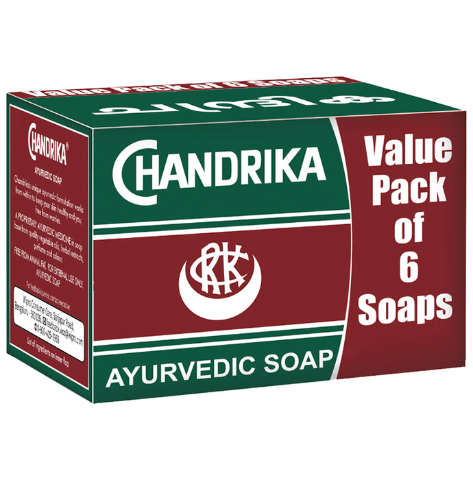 Chandrika Ayurvedic Soap (125gm Each) - Classic Derma