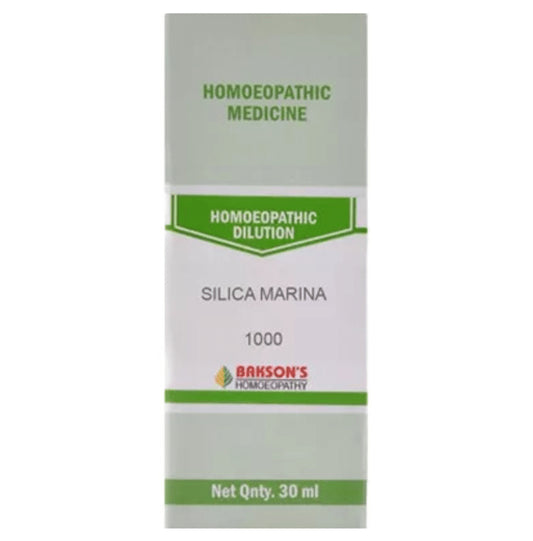 Bakson's Homeopathy Silica Marina Dilution 1000 CH - Classic Derma