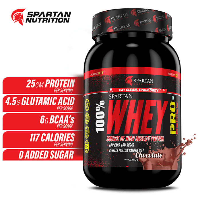 Spartan Nutrition 100% Whey Protein Pro Powder Chocolate