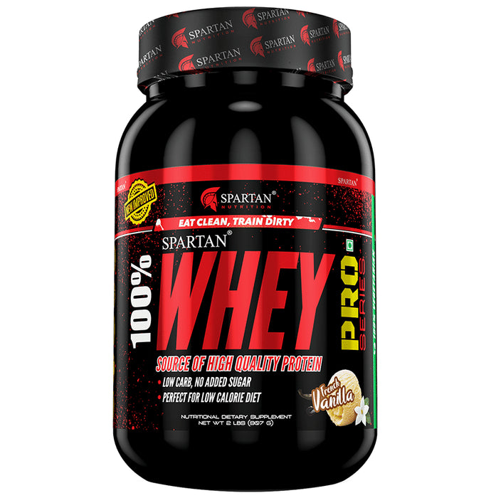 Spartan Nutrition 100% Whey Protein Pro Powder French Vanilla - Classic Derma