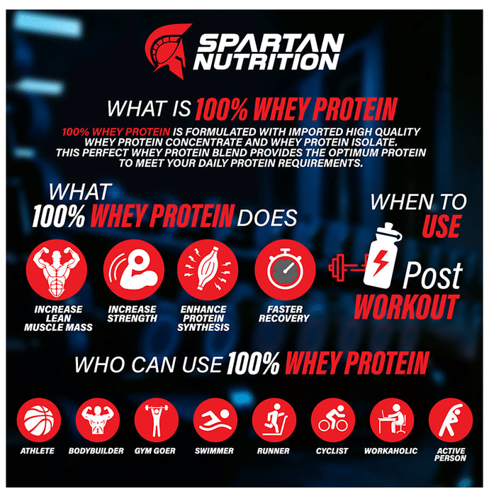 Spartan Nutrition 100% Whey Protein Pro Powder French Vanilla