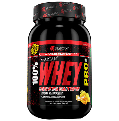 Spartan Nutrition 100% Whey Protein Pro Powder Mango - Classic Derma