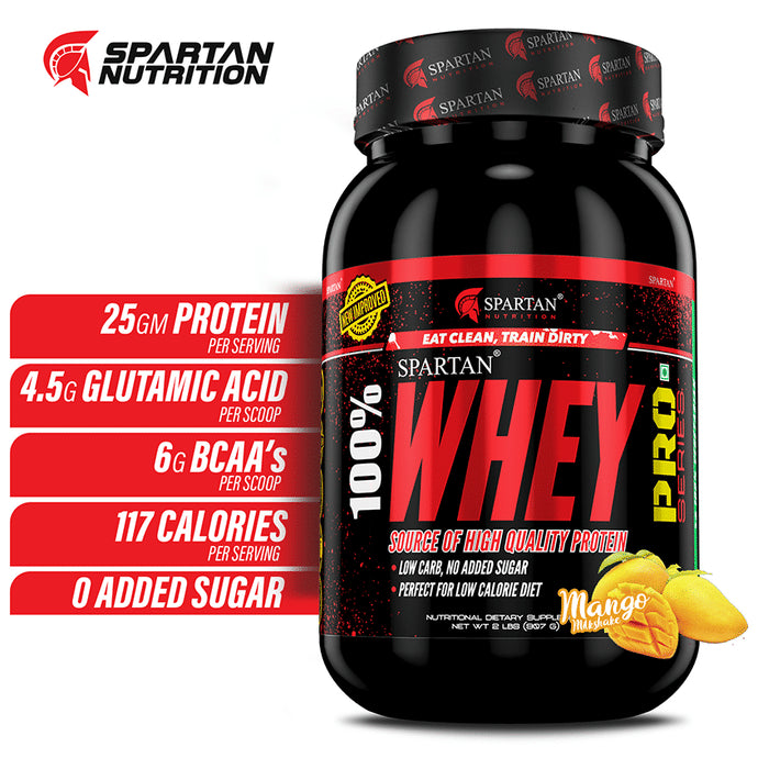 Spartan Nutrition 100% Whey Protein Pro Powder Mango
