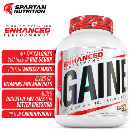 Spartan Nutrition Enhanced Performance Gainer Chocolate Peanut Butter