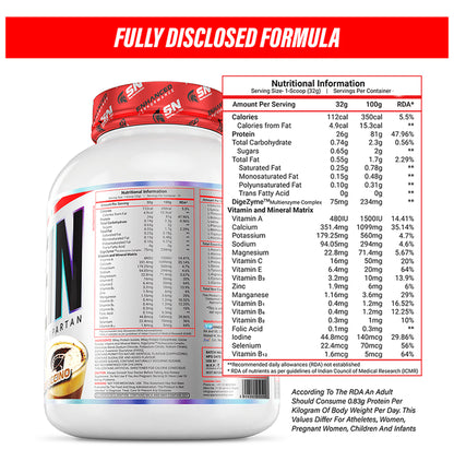 Spartan Nutrition Enhanced Performance Protein Powder Cappuccino